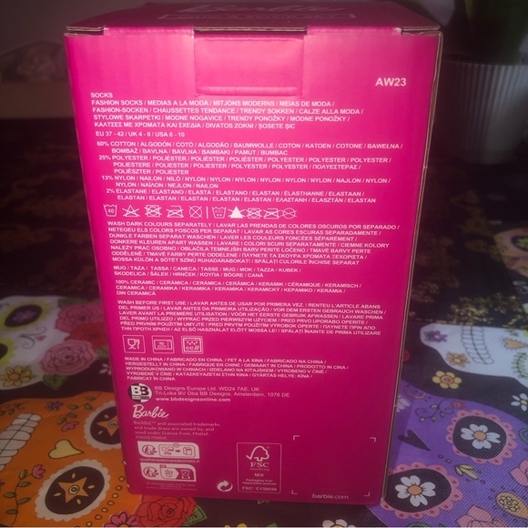 Barbie the movie Mug and socks gift set. New in box perfect holiday gift - Picture 4 of 7